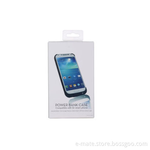 Power Case for Samsung Galaxy S4, with Leather Cover and Kickstand for Video Watching and Face Time